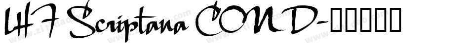 LHF Scriptana COND字体转换